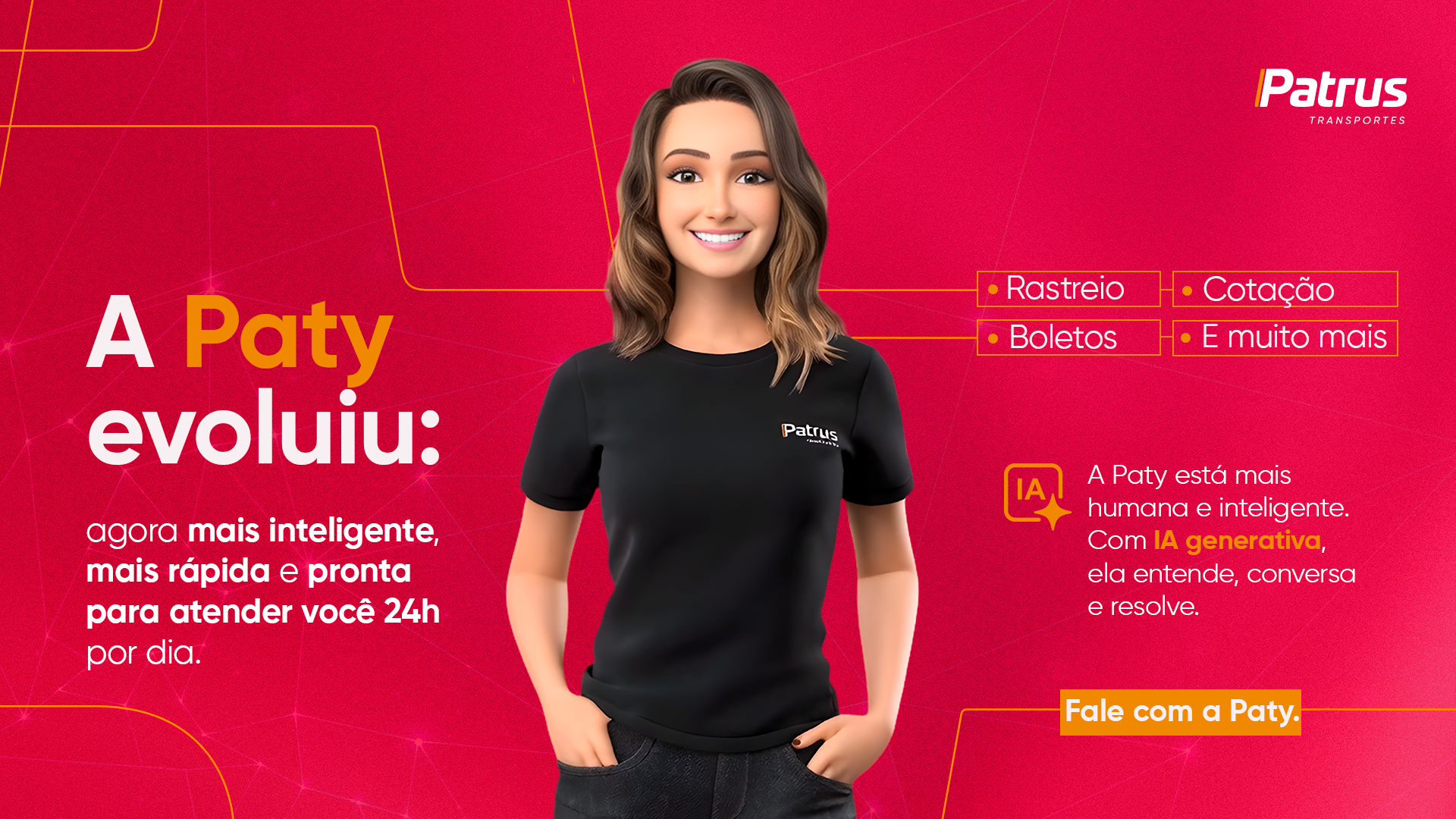 A Paty evoluiu: mais inteligência para facilitar sua experiência com a Patrus